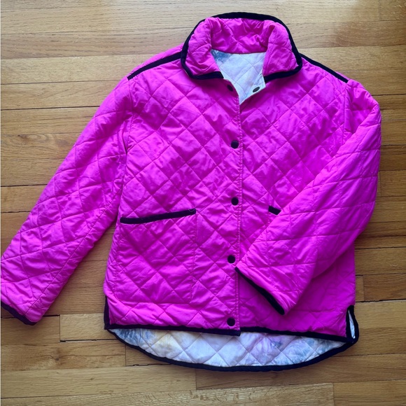 Avec Les Filles Toe Dye Pink Reversible Jacket - Picture 5 of 7